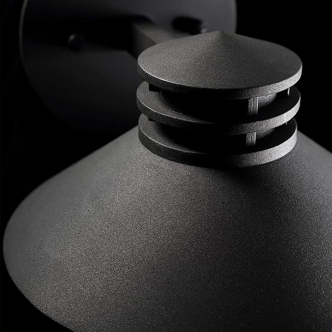WAC Lighting dweLED, Sodor 10in LED Indoor and Outdoor Wall Light 3000K in Black