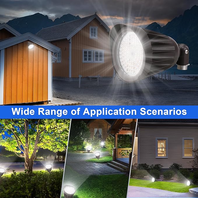 25W LED Bullet Spot Light, Color Selectable 3000K/4000K/5000K - 3500LM LED Landscape - Outdoor Security Flood Light | Lumora