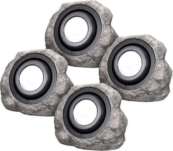 Koda 4-Pack Solar LED Rock Spotlights, Adjustable and Weather-Resistant, Dual Color Temperature, Natural Blend with | Lumora