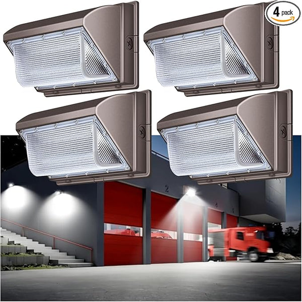 120W LED Wall Pack, 15840 Lumen Super Bright Outdoor Wallpack Lights, 5000K Waterproof Commercial Security Wall | Lumora
