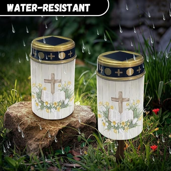 ZOUTAIRONG Solar Lights Outdoor Garden Lights Waterproof Solar Pathway Lights Landscape Decorative Lighting for Yard Patio Home Western Cowboy Horse Solar Lantern Wall Lights Auto On/OFF
