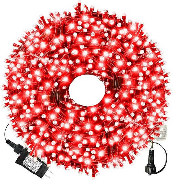 XTF2015 105ft 300 LED Christmas String Lights, End to End Plug 8 Modes Christmas Lights - UL Certified - Outdoor | Lumora