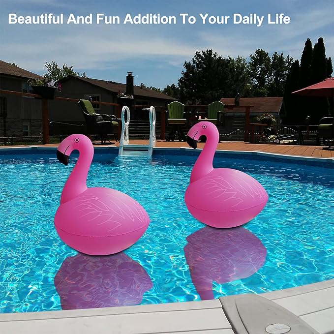 Flamingo Floating Pool Lights, Waterproof Inflatable Solar Pool Lights for Swimming Pool, Outdoor LED Glow Floating | Lumora