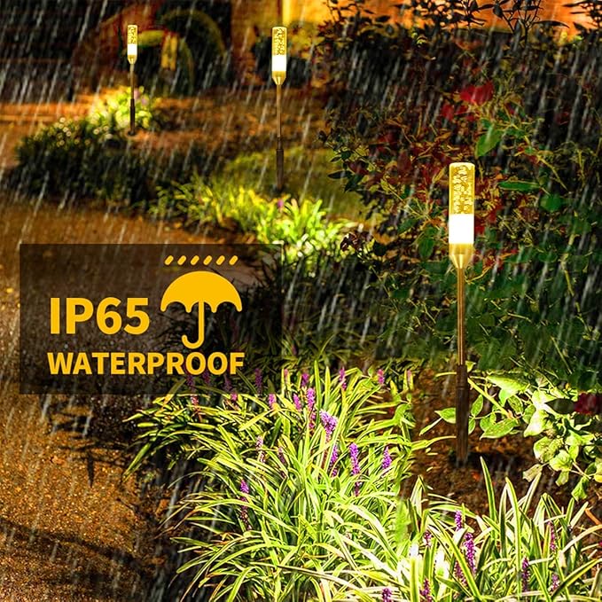3 Pack Extension Path Lamps Landscape Path Lights, Connect 24 Lamps on One Adapter, IP65 Waterproof LED Path Lights | Lumora