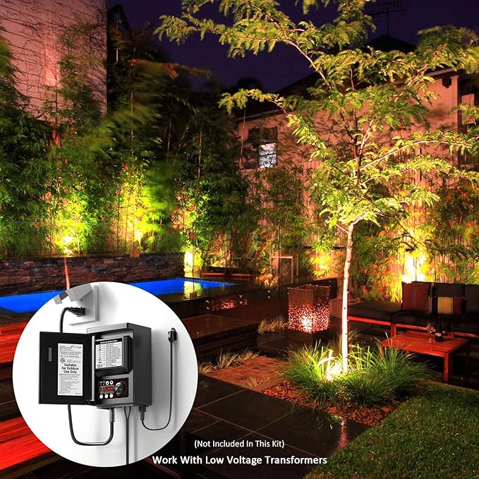 Malibu LED Low Voltage Landscape Spotlight 9W Cast Metal Oil Rubbed Bronze Finish Floodlight 300 Lumen 2700K Warm | Lumora