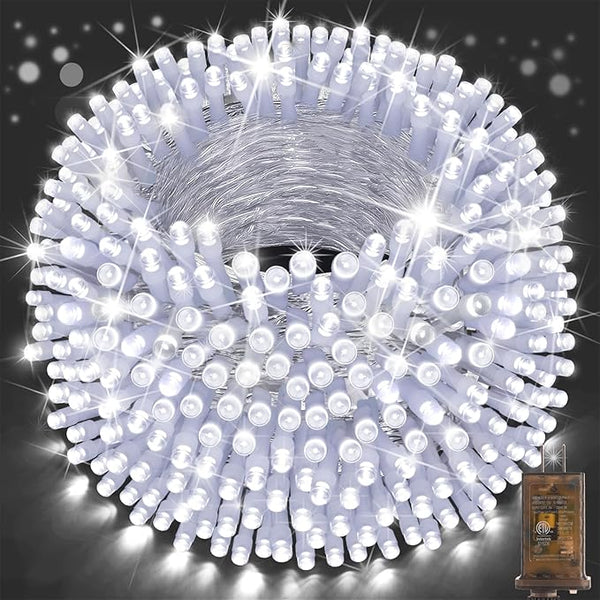 SAUIRS 600FT 1500 LED Christmas Lights Outdoor String Lights with 8 Modes Timer Waterproof Fairy Light Plug in for | Lumora