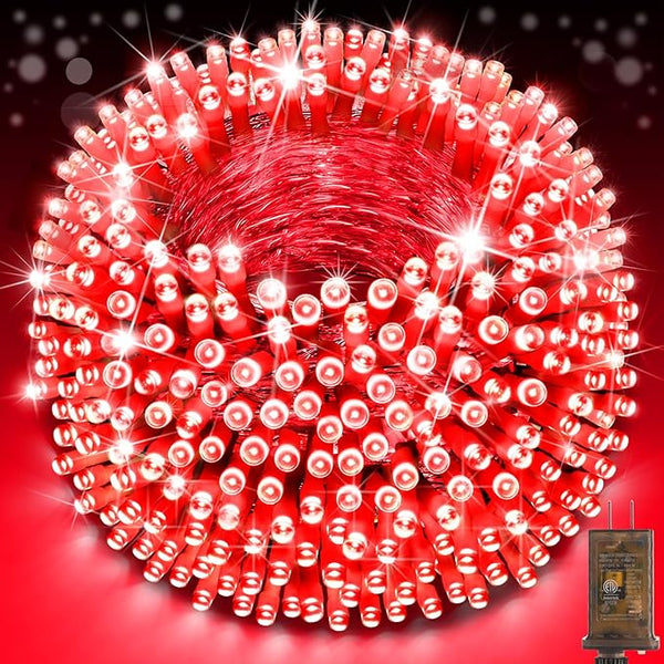 SAUIRS 403FT 1000 LED Christmas Lights Outdoor String Lights with 8 Modes Timer Waterproof Fairy Light Plug in for | Lumora