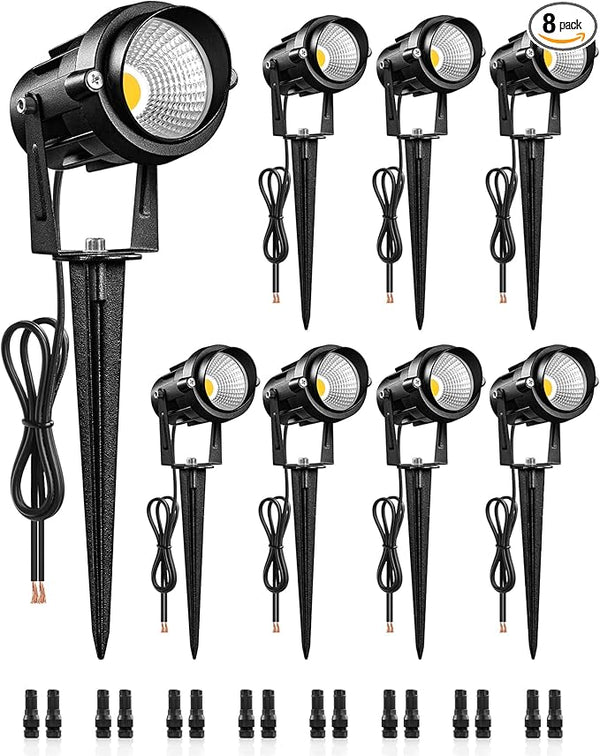 6W 700LM Low Voltage Landscape Lighting, 12V AC/DC 3000K Warm White LED Low Voltage Landscape Lights, IP65 | Lumora