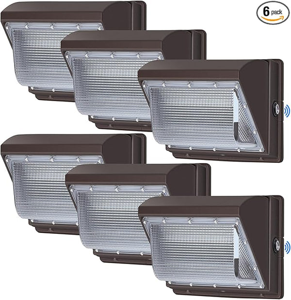 120W LED Wall Pack with Photocell, 5000K 15840LM Dusk to Dawn Lights Security Switch Control Outdoor Wall Light | Lumora