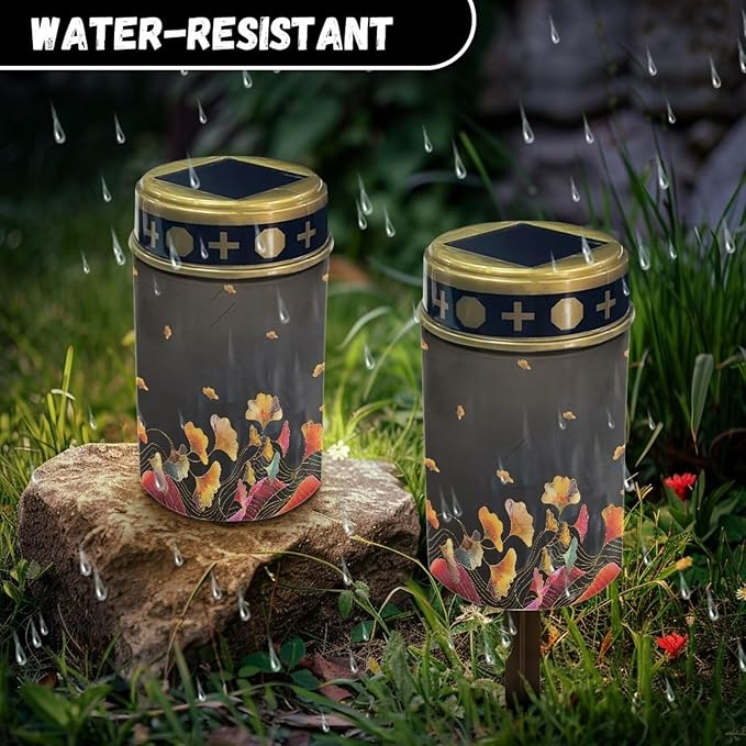 ZOUTAIRONG Solar Pathway Lights Outdoor Waterproof Solar Powered Fairy Light for Outside,Pretty Solar Garden Stake Lights,LED Lantern Landscape Lighting for Yard Patio Driveway Spotlights