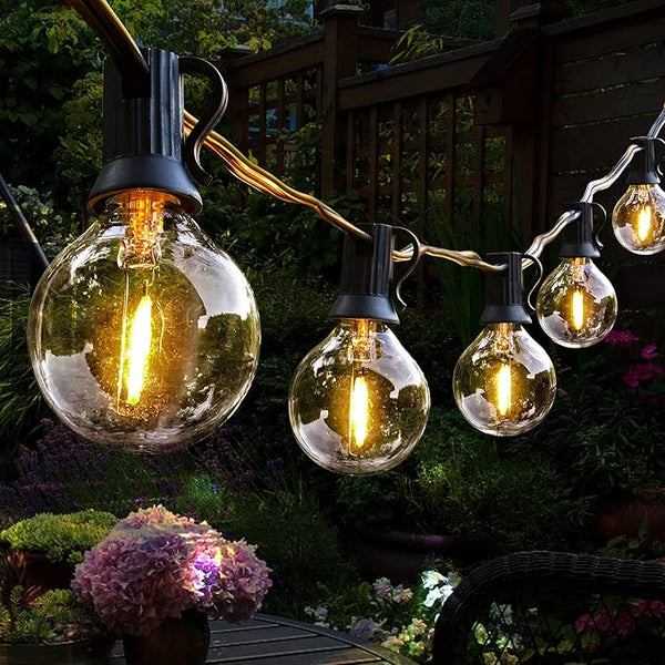 400FT Outdoor String Lights Waterproof/Connectable/Dimmable LED Shatterproof Bulbs,Patio Lights Outdoor Lighting | Lumora