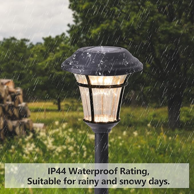 MAGGIFT 12 Pack Solar Pathway Lights Outdoor Solar Garden Lights for Patio, Yard, Driveway | Lumora