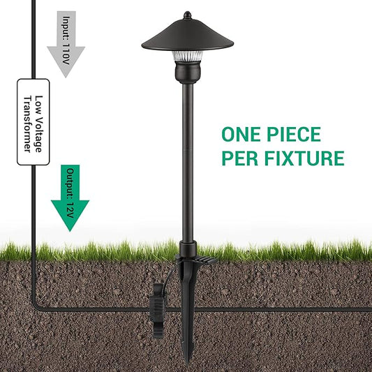EDISHINE 20-Pack Low Voltage Wire Connector, Landscape Lighting Cable Connectors Waterproof for Pathway Light/Spotlight/In-ground Lighting, 12/14/16/18 Gauge Cables, UL Listed