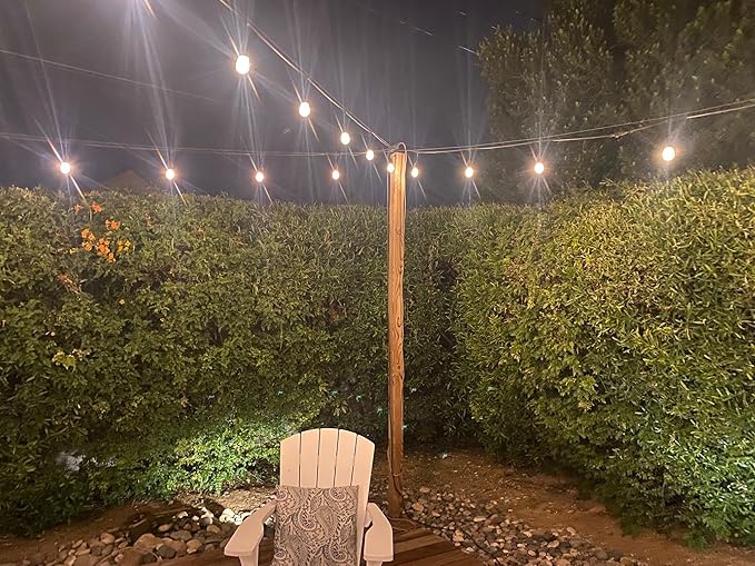 Patio Lights Up Cable Wire Patio Light Kit - 40 ft | Lumora