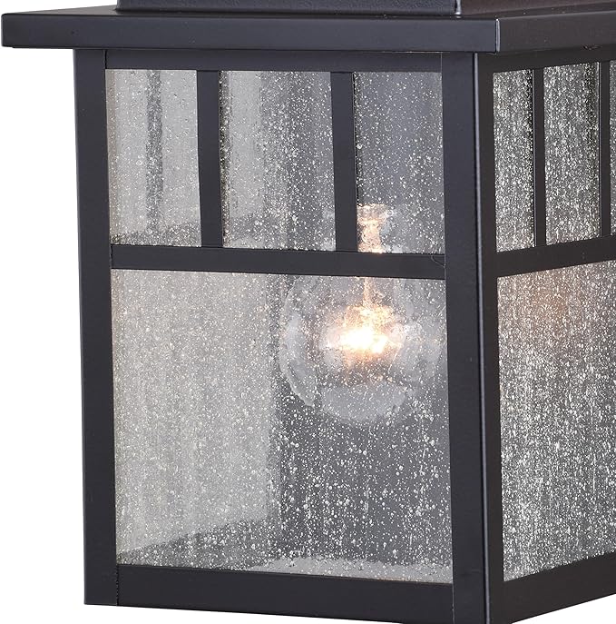 VAXCEL Mission Bronze Motion Sensor Dusk to Dawn Outdoor Mission Wall Light | Lumora