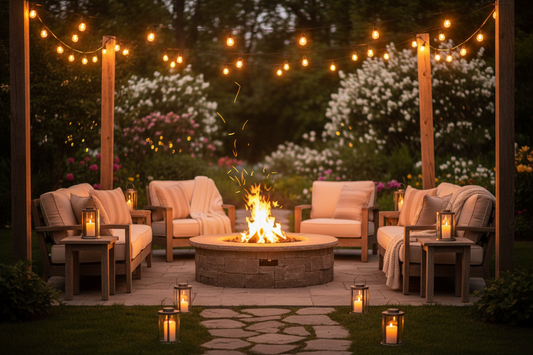 How to Light a Backyard Fire Pit Area Without Harsh Glare: Cozy Outdoor Lighting Tips