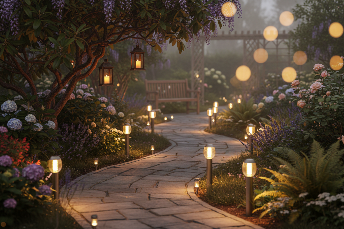 How to Light a Backyard Path With No Outdoor Outlet: Easy Solar, Battery & Low-Voltage Ideas