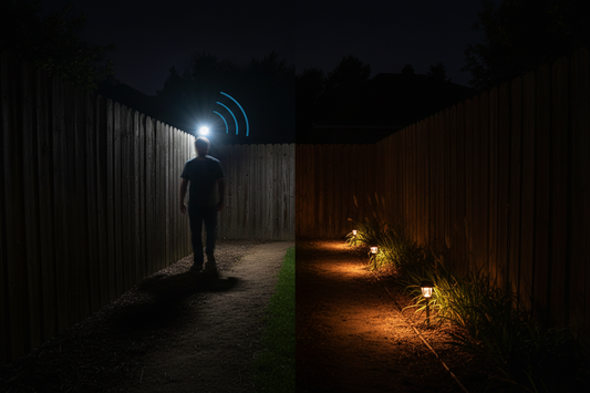 Motion Sensor Lights vs Dusk-to-Dawn Lights: Best Choice for a Dark Side Yard