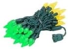 Novelty Lights 24FT 70 LED C6 Christmas String Lights, Outdoor Tree Commercial Grade LED Lights, Permanent | Lumora