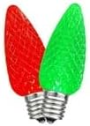 Novelty Lights 25PK C9 LED Faceted Ultra Bright Dimmable Outdoor Christmas Light Replacement Bulbs LED Bulbs | Lumora