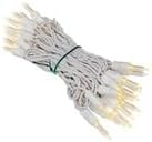 Novelty Lights Vintage Style T5 Warm White LED Christmas Lights, 11.5 Feet White Wire String of 35 Mini Bulbs, UL Listed Indoor/Outdoor Tree Lighting