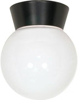 Nuvo Lighting SF77/157 Utility Fixture Die Cast Aluminum Durable Outdoor Close to Ceiling Porch and Patio Light | Lumora