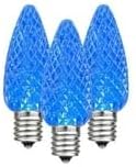 Novelty Lights 500CT Ultra Bright Dimmable Outdoor C9 LED Faceted Christmas Light Replacement Bulbs Decorative LED | Lumora