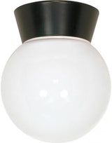 Nuvo Lighting SF77/153 Utility Fixture Die Cast Aluminum Durable Outdoor Close to Ceiling Porch and Patio Light | Lumora