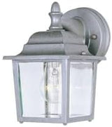 Maxim Cast-One Light Outdoor Wall Mount in Early American Style-5.5 Inches Wide by 8.5 inches high-Pewter Finish | Lumora