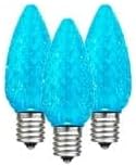 Novelty Lights 25PK C9 LED Faceted Ultra Bright Dimmable Outdoor Christmas Light Replacement Bulbs for String | Lumora