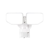 30W LED Motion Sensor Security Light Outdoor, 2 Head Adjustable, 180 Degree, 2600 LM, 5100 K, ETL Water Resistant, for Patio, Garage, Porch, White