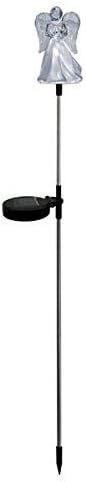 Florals Solar LED Angel Lights, Garden Stake Outdoor Yard Decor Landscape LED Lamp Lights, Great Gift