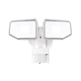 40W LED Security Lights Motion Sensor Light Outdoor, 180 Degree, 4000 LM, 5000 K, ETL Water Resistant, Clear 2 Head Motion Detector Flood Light for Garage, Yard (White)
