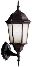 Kichler Madison 19.75" 1 Light Outdoor Wall Light with Clear Beveled Glass in Tannery Bronze | Lumora