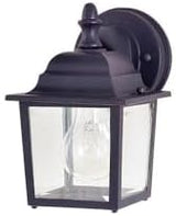 Maxim Cast-One Light Outdoor Wall Mount in Early American Style-5.5 Inches Wide by 8.5 inches high-Empire Bronze | Lumora