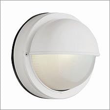 TRANS GLOBE Lighting TG4121 BK One Bulkhead Outdoor-Post-Lights, 8-Inch, Multi | Lumora