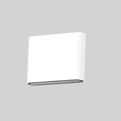 6W LED Outdoor Exterior Wall Sconces Step Down Light Fixture Lamp White Finish Warm White