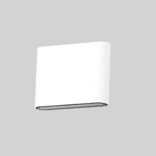 6W LED Outdoor Exterior Wall Sconces Step Down Light Fixture Lamp White Finish Pure White