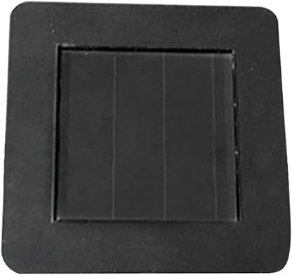 iayokocc Battery Box, Solar Lantern Light Replacement Top for Outdoor Hanging Lanterns, Square Solar Lamp Led Accessories for Garden Patio Walkway Yard(Size:2pcs)