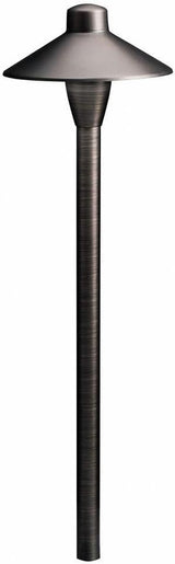 Kichler 1-Light Outdoor Path Light in Centennial Brass, Outdoor Landscape Lighting Fixture for Pathway, Garden and | Lumora