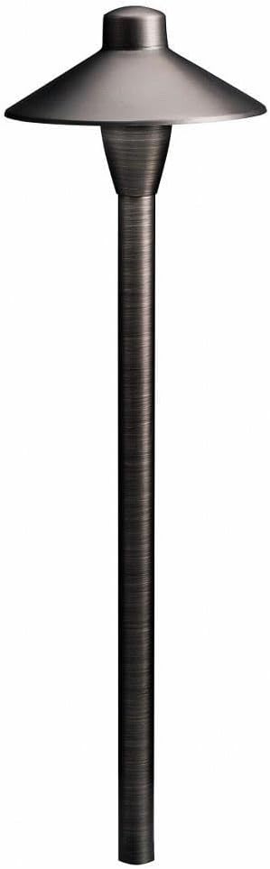 Kichler 1-Light Outdoor Path Light in Centennial Brass, Outdoor Landscape Lighting Fixture for Pathway, Garden and | Lumora