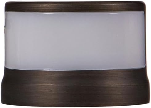 VOLT Stemless Directional Brass Path Light (Bronze) with 3W 2700K Warm White G4 LED Bulb for Low Voltage Landscape Lighting on Outdoor Pathway, Walkway, Garden, Driveway or Patio