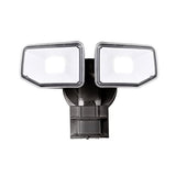 40W LED Security Lights Motion Sensor Light Outdoor, 180 Degree, 4000 LM, 5000 K, ETL Water Resistant, Clear 2 Head Motion Detector Flood Light for Garage, Yard (Bronze)