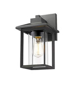 Outdoor Wall Mount Lights, H11.84 Exterior Wall Sconces, Outdoor Lighting Fixture, Exterior Lantern, Lighting Fixture for Patio, Porch (Black, 11.84" H)