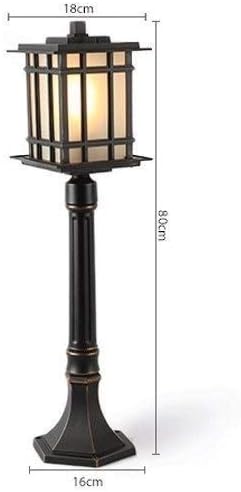 Lights Outdoor Classic Rustic Metal Outdoor Post Bollard Light IP54 Waterproof Outdoor Street Lawn Lamp Rainproof | Lumora