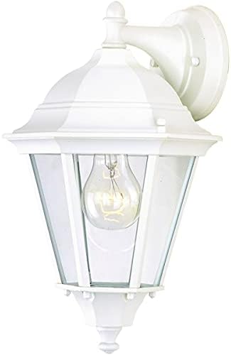 Maxim Westlake-1 Light Outdoor Wall Lantern in Mediterranean Style-9.5 Inches Wide by 24 inches high-White Finish | Lumora