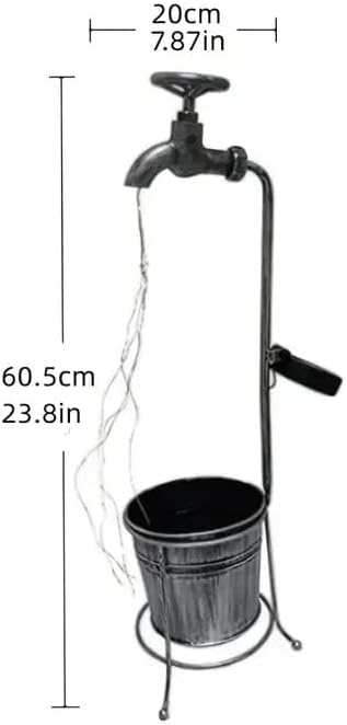 Solar Garden Lights Outdoor Decor, Metal Watering Can Solar Lights Outdoor Waterproof for Yard Lawn Patio Pathway, Decorative Outdoor Decor Gardening Gifts for Women Mom Grandma