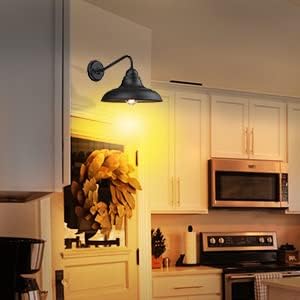1 Pack Wall Lights Wall Mount for House Farmhouse Outdoor Wall Sconce Classic Barn Lights Outdoor & Indoor, 12" | Lumora