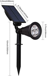 led Solar Landscape Lights,Waterproof Outdoor Solar Spotlight 2-in-1 Multi Use Outdoor Wall Lights, Decorative | Lumora
