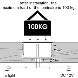 Low Voltage LED Deck Lighting Kit Stainless Steel 0.2W~0.5W RGB Waterproof Outdoor Yard Garden Decoration Lamps Landscape Pathway Patio Step Stairs LED In-ground Lights Silver Border (30pack)